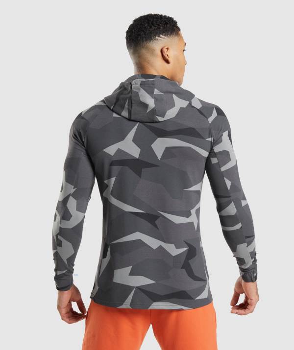 Panske Mikiny S Kapucňou Gymshark Critical Čierne | AL8249673